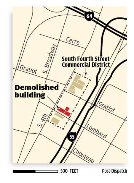 Historic Building Demolished map